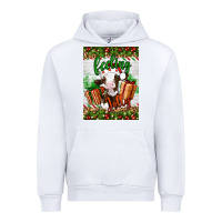 White Christmas feeling jolly cow Urban Hoodie - Artiststas