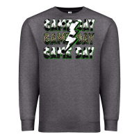 Charcoal Heather game day game day soccer lightning bolt Premium Sweatshirt - Zillion Design Studio