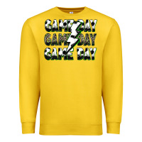 Lemon game day game day soccer lightning bolt Premium Sweatshirt - Zillion Design Studio