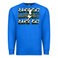 True Royal game day game day soccer lightning bolt Premium Sweatshirt - Zillion Design Studio