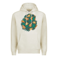 Oatmeal Heather christmas gingerbread cookies patch Premium Hoodie - BundleAndBundleShop