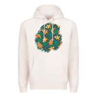 Pale Pink christmas gingerbread cookies patch Premium Hoodie - BundleAndBundleShop