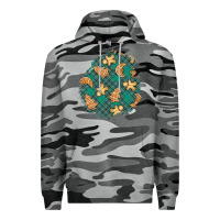 Slate Camo christmas gingerbread cookies patch Premium Hoodie - BundleAndBundleShop