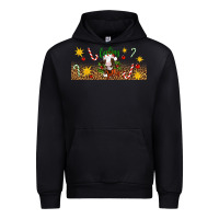 Black Christmas feeling jolly cow Urban Hoodie - Artiststas