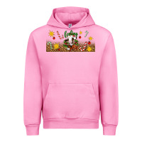 Fuchsia Pink Christmas feeling jolly cow Urban Hoodie - Artiststas