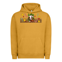 Pigment Peanut Butter Christmas feeling jolly cow Urban Hoodie - Artiststas
