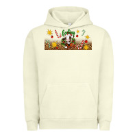 Pigment Pistachio Christmas feeling jolly cow Urban Hoodie - Artiststas