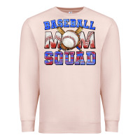 Pale Pink baseball mom squad Premium Sweatshirt - texasbilliewilder