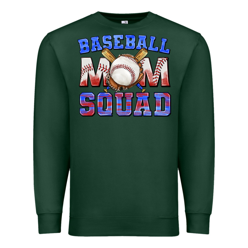Baseball Mom Squad Premium Sweatshirt by texasbilliewilder | Teevron