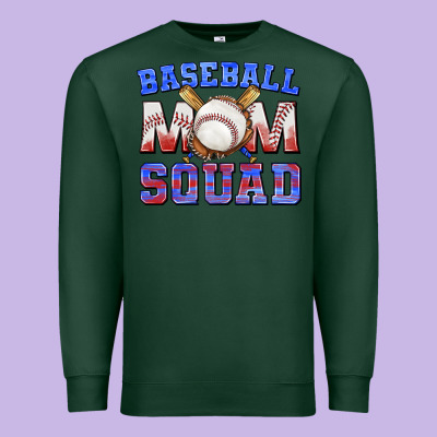 Premium Sweatshirt baseball mom squad