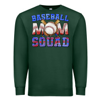 Sports Green baseball mom squad Premium Sweatshirt - texasbilliewilder