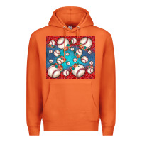 Carrot baseball paisley and jean pattern Premium Hoodie - JahusDesignShop