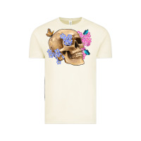 Vintage Arctic skull flora butterfly Vintage Tee - Artiststas