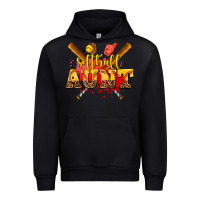 Black softball aunt Urban Hoodie - AdoDesignShop