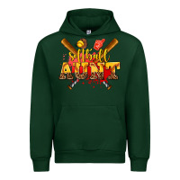 Forest Green softball aunt Urban Hoodie - AdoDesignShop