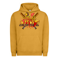 Pigment Peanut Butter softball aunt Urban Hoodie - AdoDesignShop