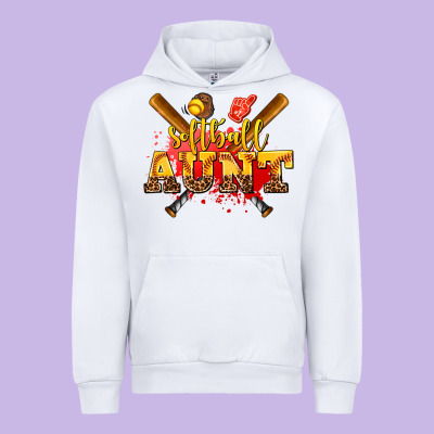 Softball Aunt Urban Hoodie Designed By Adodesignshop