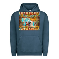 Pigment Midnight Navy hello pumpkin tumbler Urban Hoodie - BundleAndBundleShop