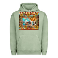 Pigment Oil Green hello pumpkin tumbler Urban Hoodie - BundleAndBundleShop