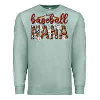Seafoam baseball nana with leopard Premium Sweatshirt - texasbilliewilder