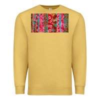 Antique Gold Love brushstrokes xoxo leopard and turquoise Premium Sweatshirt - RanaPortraitStore