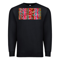 Black Love brushstrokes xoxo leopard and turquoise Premium Sweatshirt - RanaPortraitStore