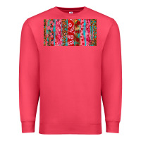 Cardinal Love brushstrokes xoxo leopard and turquoise Premium Sweatshirt - RanaPortraitStore