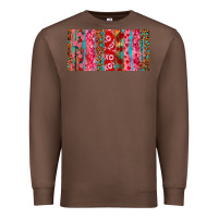 Chestnut Love brushstrokes xoxo leopard and turquoise Premium Sweatshirt - RanaPortraitStore