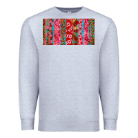 Heather Grey Love brushstrokes xoxo leopard and turquoise Premium Sweatshirt - RanaPortraitStore