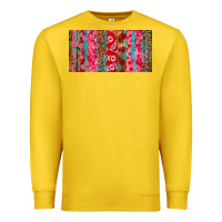 Lemon Love brushstrokes xoxo leopard and turquoise Premium Sweatshirt - RanaPortraitStore