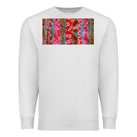 Oatmeal Heather Love brushstrokes xoxo leopard and turquoise Premium Sweatshirt - RanaPortraitStore