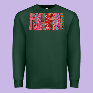 Love Brushstrokes Xoxo Leopard And Turquoise Premium Sweatshirt Designed By Ranaportraitstore