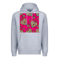 Heather Grey valentines day lock and key seamless pattern Premium Hoodie - BundleAndBundleShop