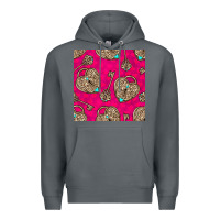 Rock valentines day lock and key seamless pattern Premium Hoodie - BundleAndBundleShop