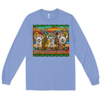 Colony Blue alpacas Long Sleeve Tee - BarkalooDesign