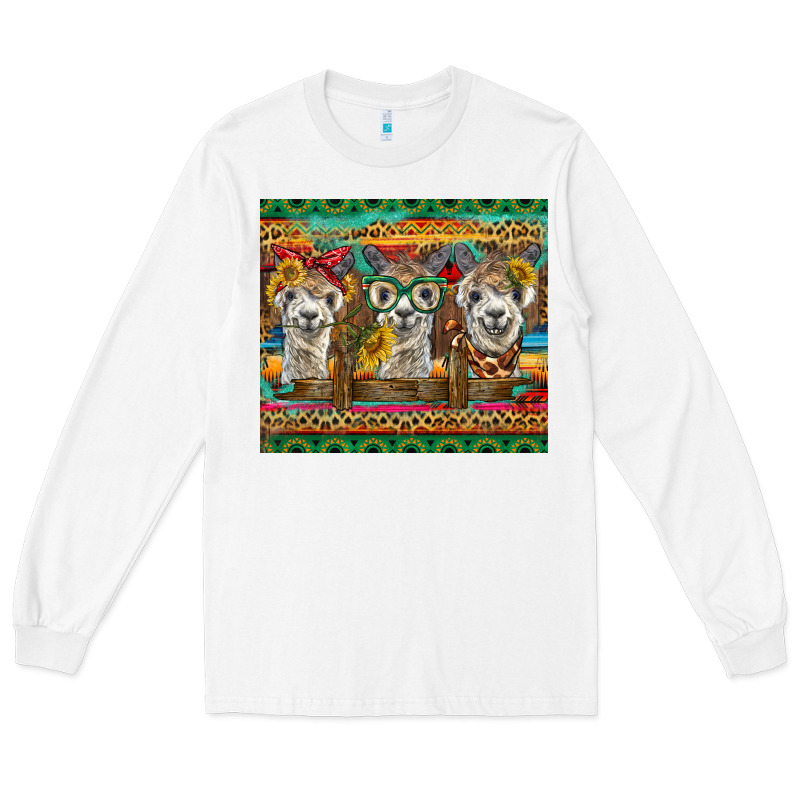 Alpacas Long Sleeve Tee by BarkalooDesign | Teevron