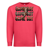 Cardinal game day game day football lightning bolt Premium Sweatshirt - Zillion Design Studio