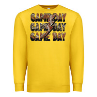 Lemon game day game day football lightning bolt Premium Sweatshirt - Zillion Design Studio