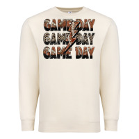 Sandshell game day game day football lightning bolt Premium Sweatshirt - Zillion Design Studio