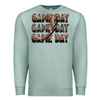 Seafoam game day game day football lightning bolt Premium Sweatshirt - Zillion Design Studio