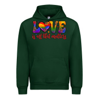 Forest Green love is all that matters Urban Hoodie - JahusDesignShop