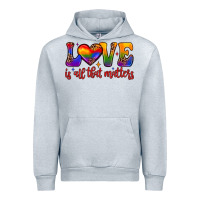 Heather Grey love is all that matters Urban Hoodie - JahusDesignShop