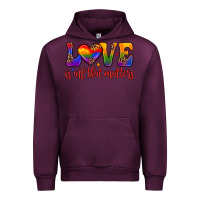Mauve Wine love is all that matters Urban Hoodie - JahusDesignShop