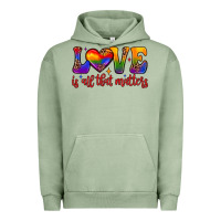 Pigment Oil Green love is all that matters Urban Hoodie - JahusDesignShop