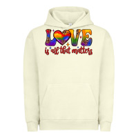 Pigment Pistachio love is all that matters Urban Hoodie - JahusDesignShop