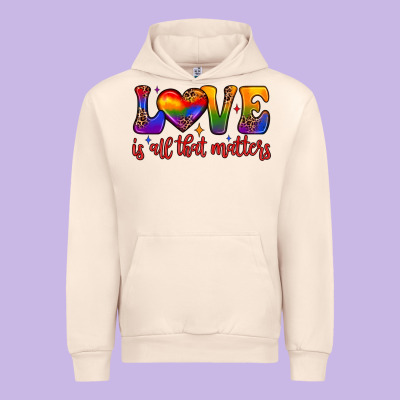 Love Is All That Matters Urban Hoodie Designed By Jahusdesignshop