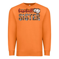 Carrot baseball sister with leopard Premium Sweatshirt - texasbilliewilder