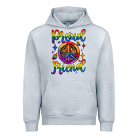 Heather Grey proud friend Urban Hoodie - JahusDesignShop