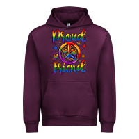 Mauve Wine proud friend Urban Hoodie - JahusDesignShop