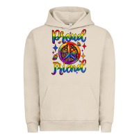 Pigment French Oak proud friend Urban Hoodie - JahusDesignShop